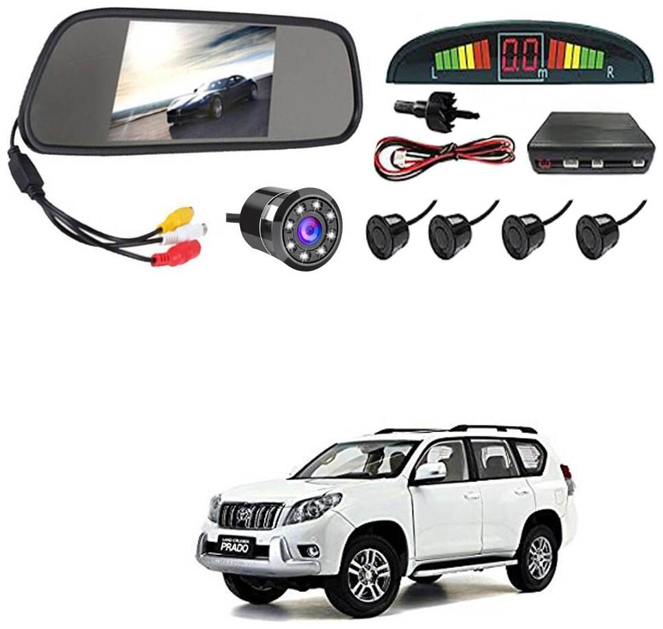 

AYW Car Rear View Camera With Black Sensor and Screen of Land Cruiser
