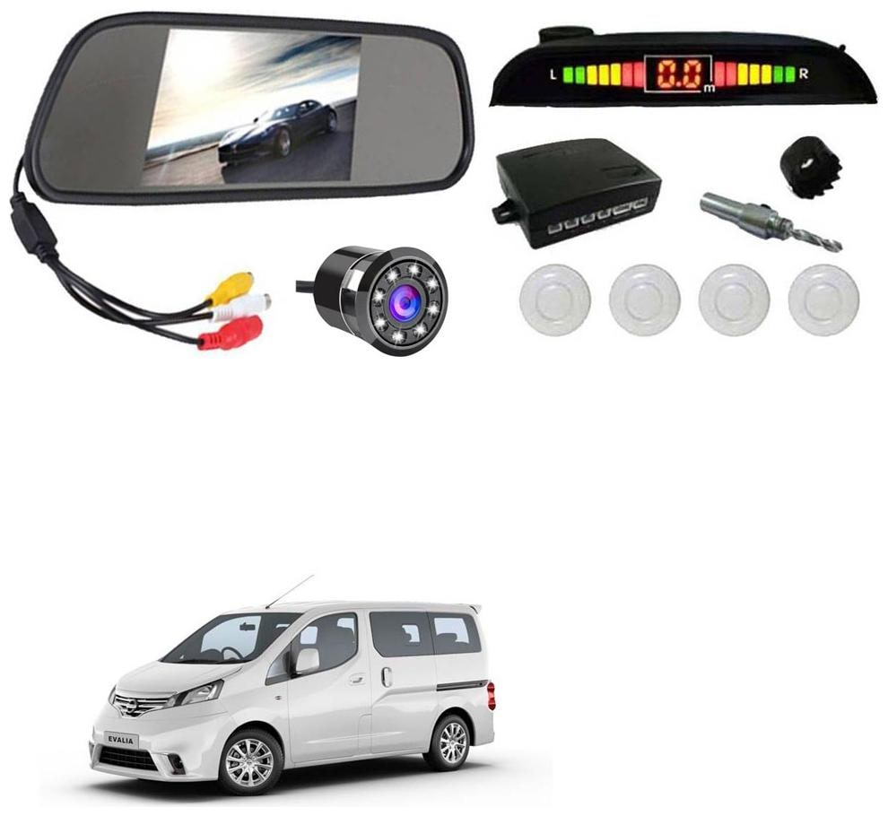 

AYW Car Rear View Camera With White Sensor and Screen of Evalia