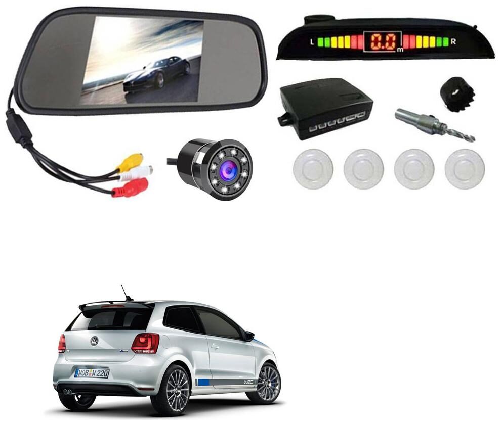 

AYW Car Rear View Camera With White Sensor and Screen of Polo
