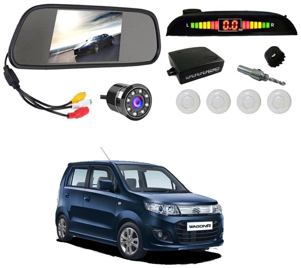 

AYW Car Rear View Camera With White Sensor and Screen of WagonR Stingray