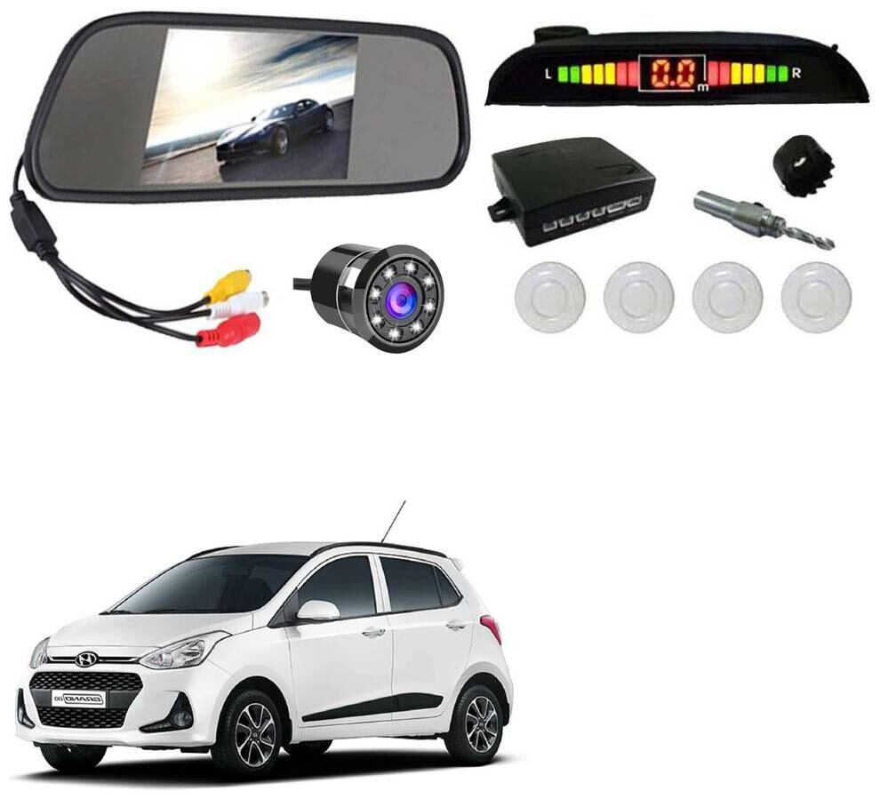 

AYW Car Rear View Camera With White Sensor and Screen of Grand i10