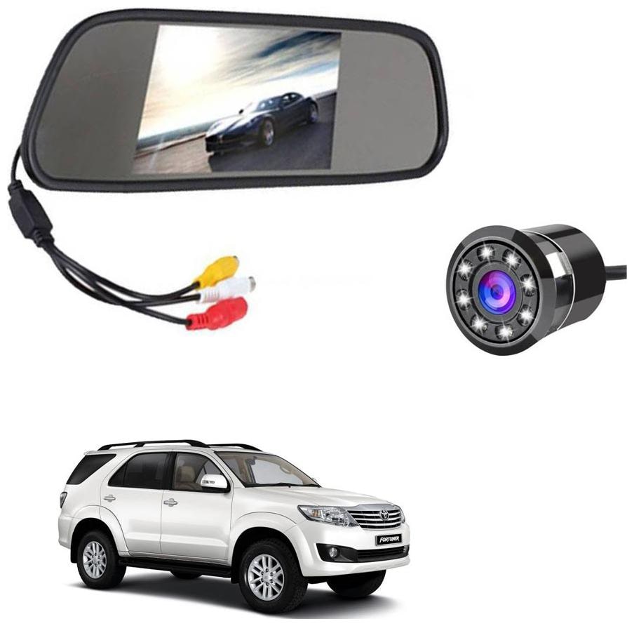 

AYW Car Rear View Camera With Screen Of Fortuner Old
