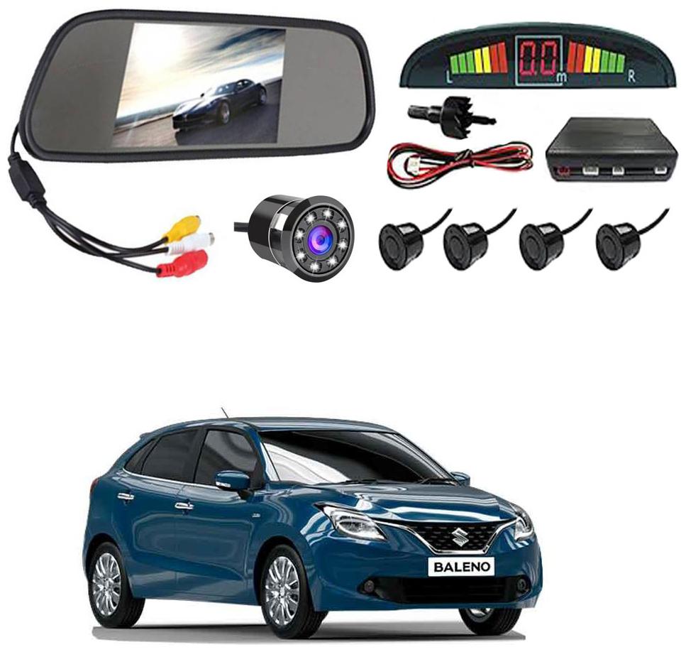 

AYW Car Rear View Camera With Black Sensor and Screen of Baleno