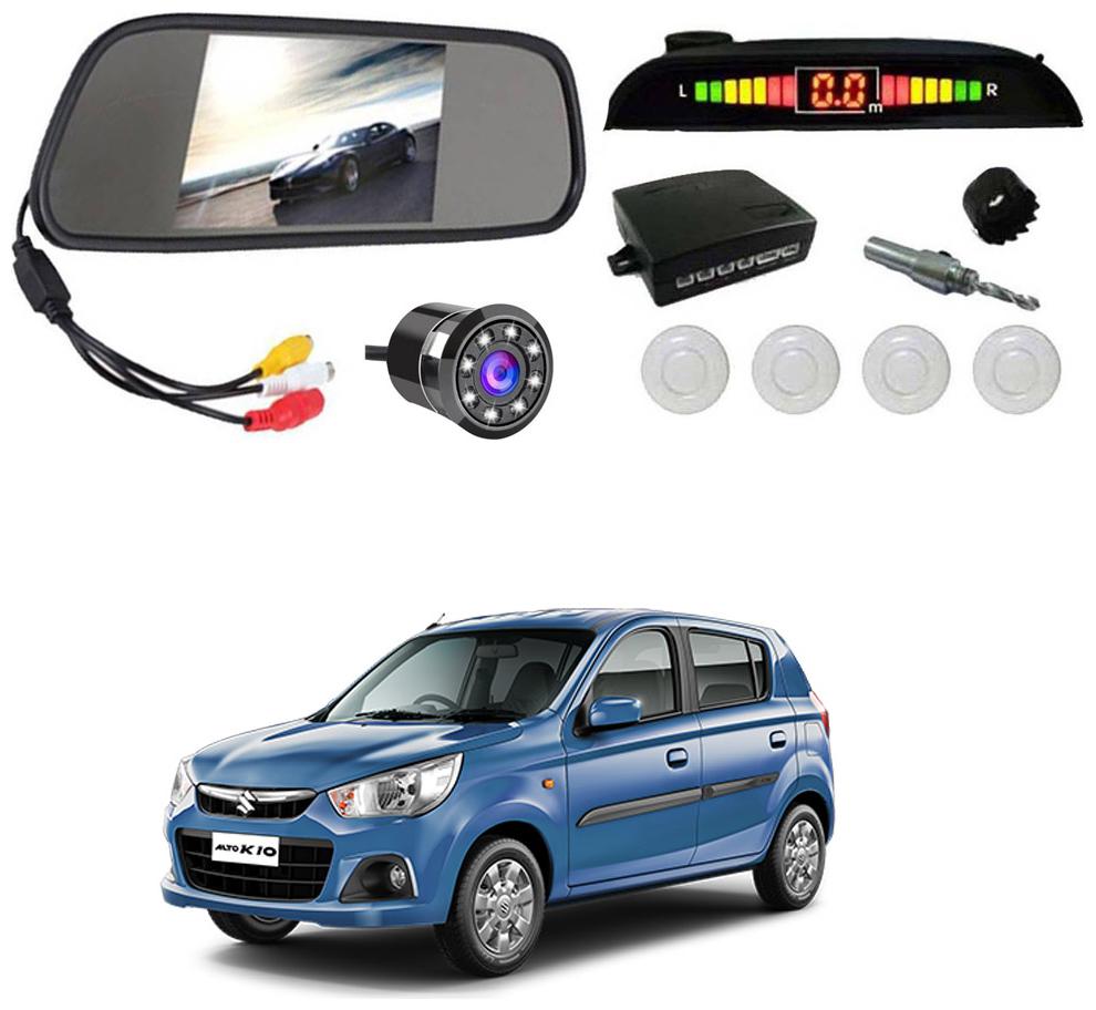 

AYW Car Rear View Camera With White Sensor and Screen of Alto 800