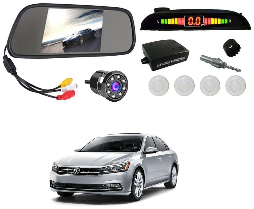 

AYW Car Rear View Camera With White Sensor and Screen of Passat