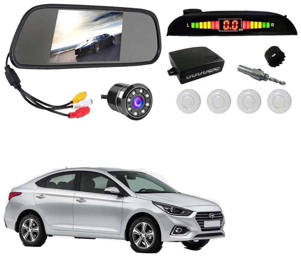 

AYW Car Rear View Camera With White Sensor and Screen of Fluidic Verna