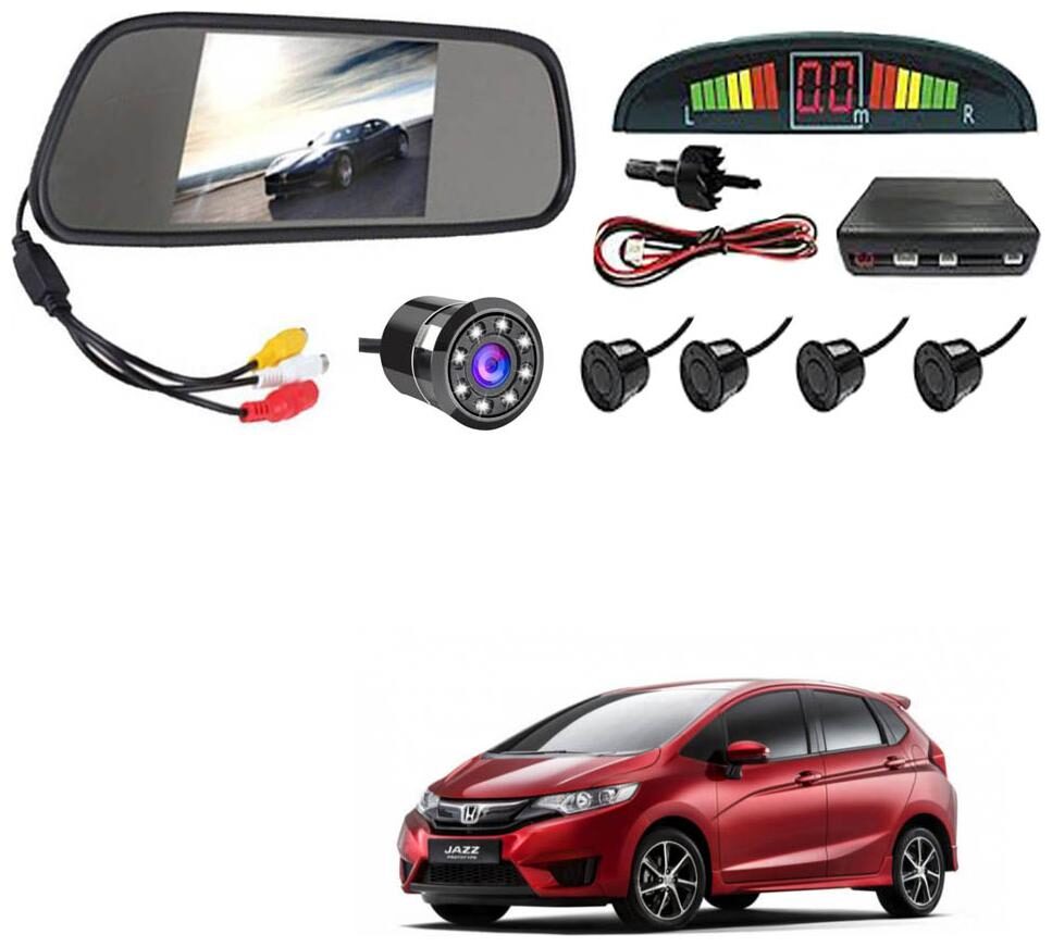 

AYW Car Rear View Camera With Black Sensor and Screen of Jazz