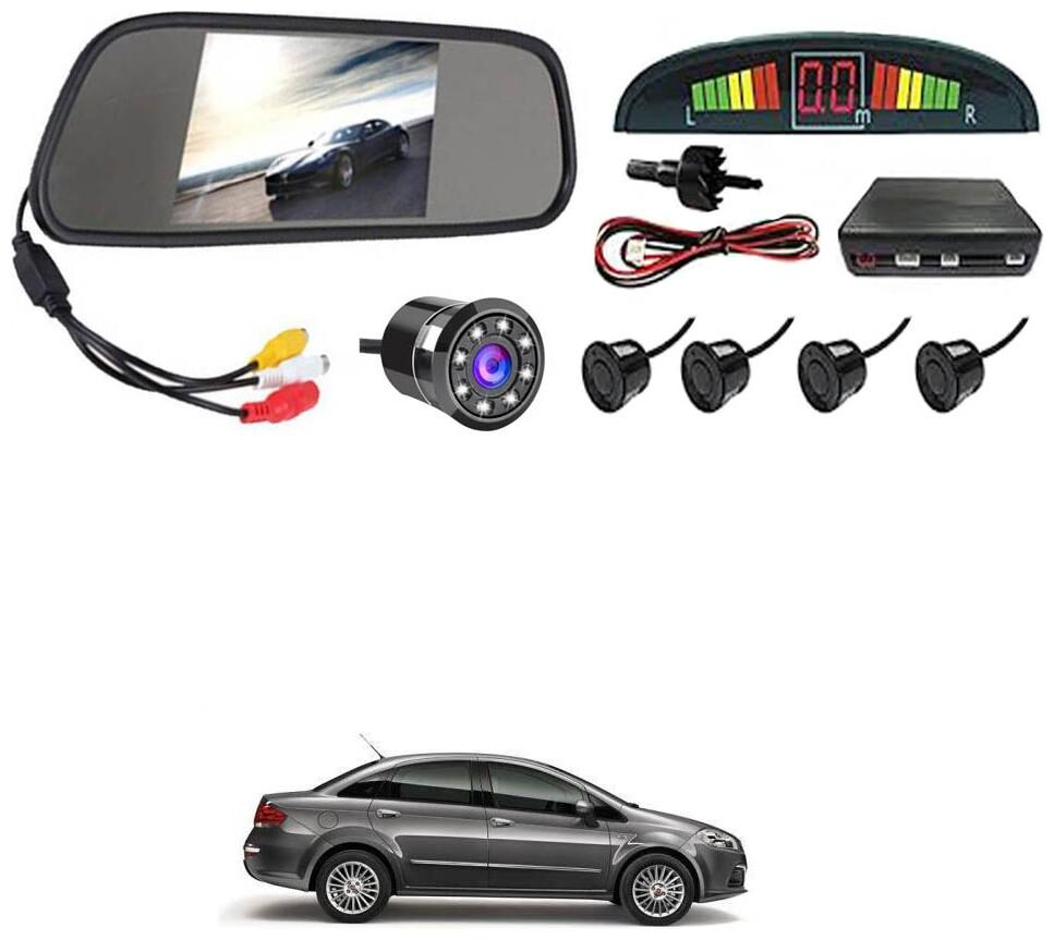 

AYW Car Rear View Camera With Black Sensor and Screen of Linea Classic