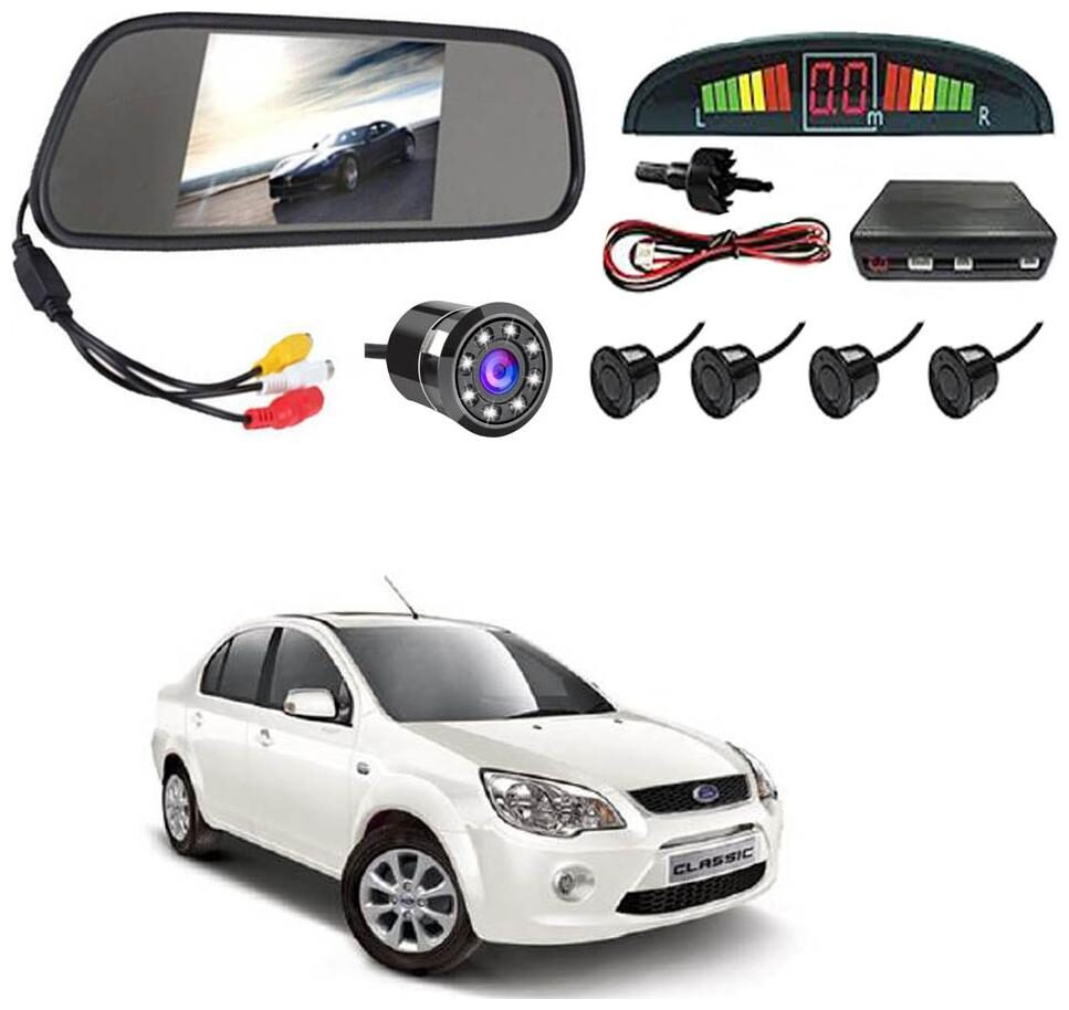 

AYW Car Rear View Camera With Black Sensor and Screen of Fiesta Old