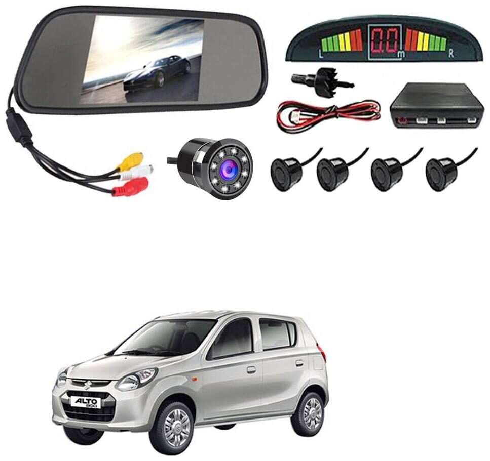 

AYW Car Rear View Camera With Black Sensor and Screen of Alto K10