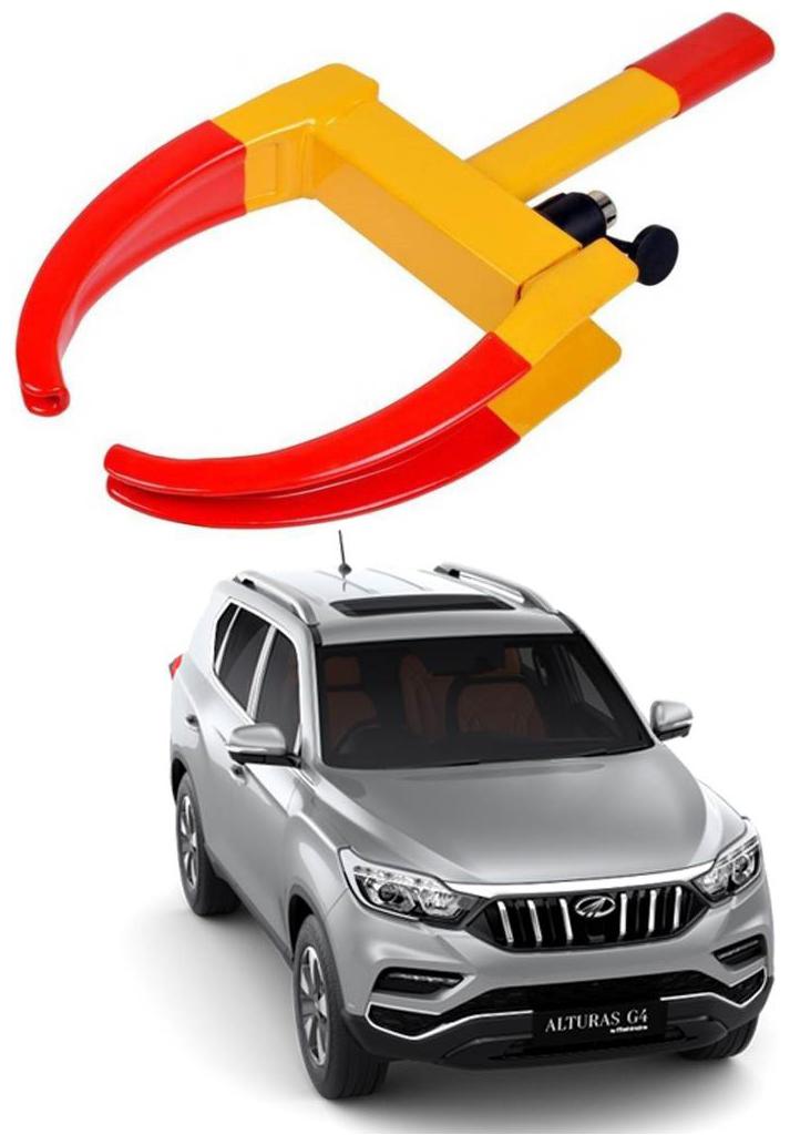 

AYW Car Tyre Wheel Lock Anti Theft Towing Wheel Clamp Boot for Mahindra