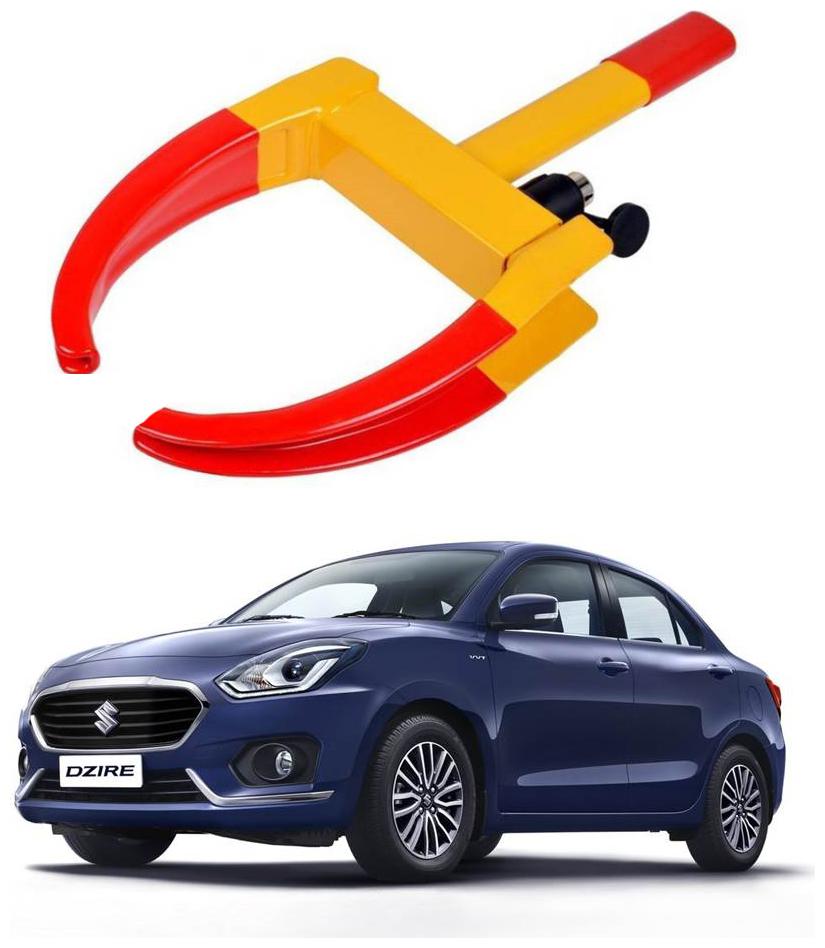 

AYW Car Tyre Wheel Lock Anti Theft Towing Wheel Clamp Boot for New Dzire