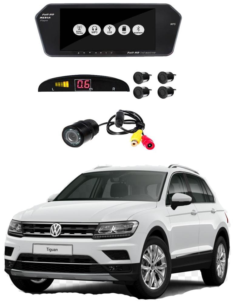 

AYW Combo of 7 inch LED Car Screen Video Monitor with Camera and Black Sensors for M5