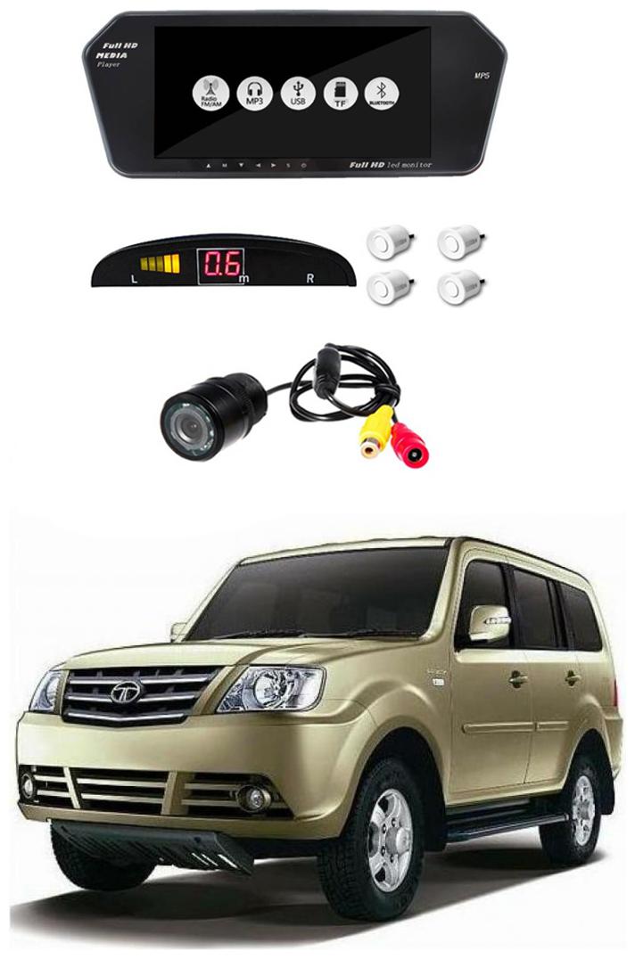 

AYW Combo of 7 inch LED Car Screen Video Monitor with Camera and White Sensors for Sumo Grande