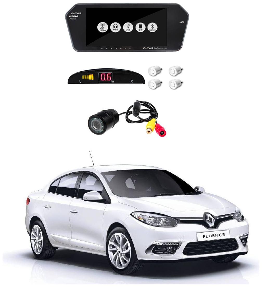 

AYW Combo of 7 inch LED Car Screen Video Monitor with Camera and White Sensors for Fluence
