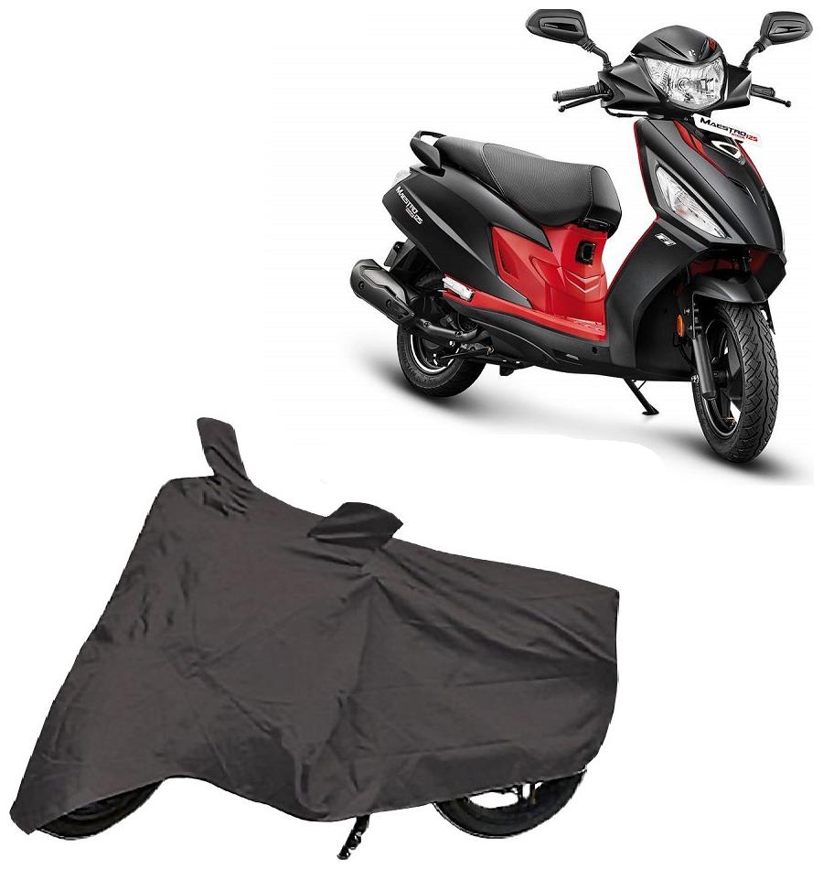 

Bigwheels Premium Quality Grey Matty Two Wheeler Scooty Scooter Body Cover For Hero Maestro Edge 125 Bs6 With Miror Pockets