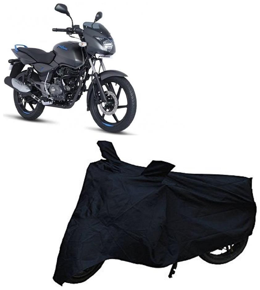 

Bigwheels Premium Quality Black Matty Two Wheeler Bike Body Cover For Bajaj Pulsar 125 With Mirror Pocket