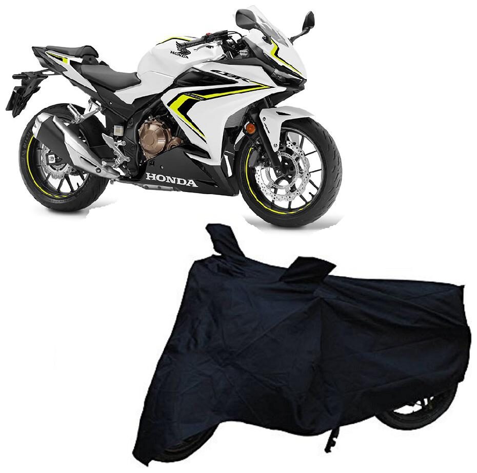 

Bigwheels Premium Quality Black Matty Two Wheeler Bike Body Cover For Honda Cbr500R With Mirror Pocket