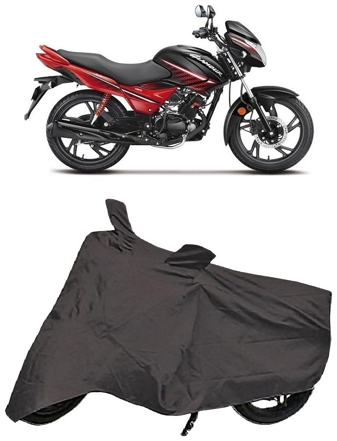 

Bigwheels Premium Quality Grey Matty Bike Body Cover for Hero Glamour 125