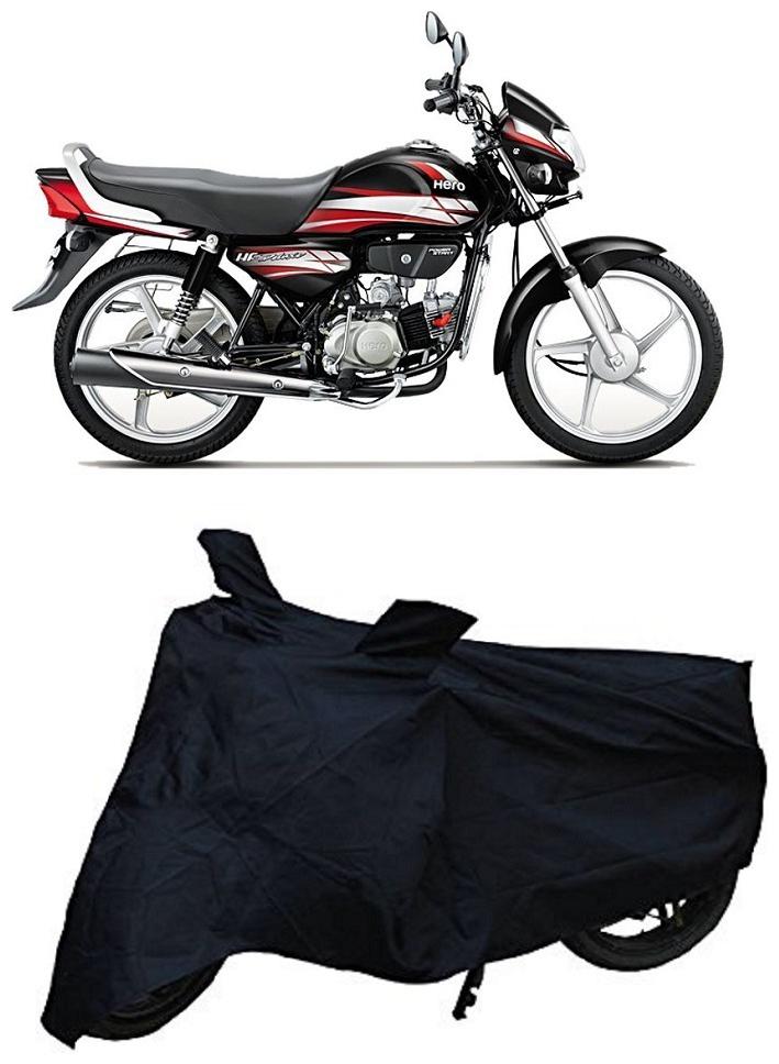 

Bigwheels Premium Quality Black Matty Two Wheeler Bike Body Cover For Hero Hf Deluxe