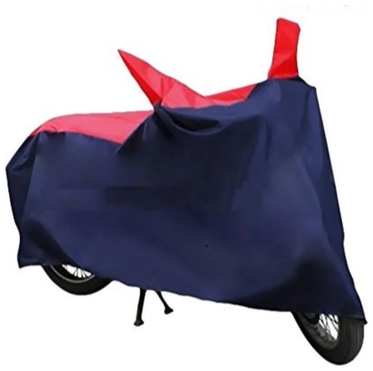 

BIGZOOM Double Colour (Red Blue) Bike Cover For TVS Scooty Pep