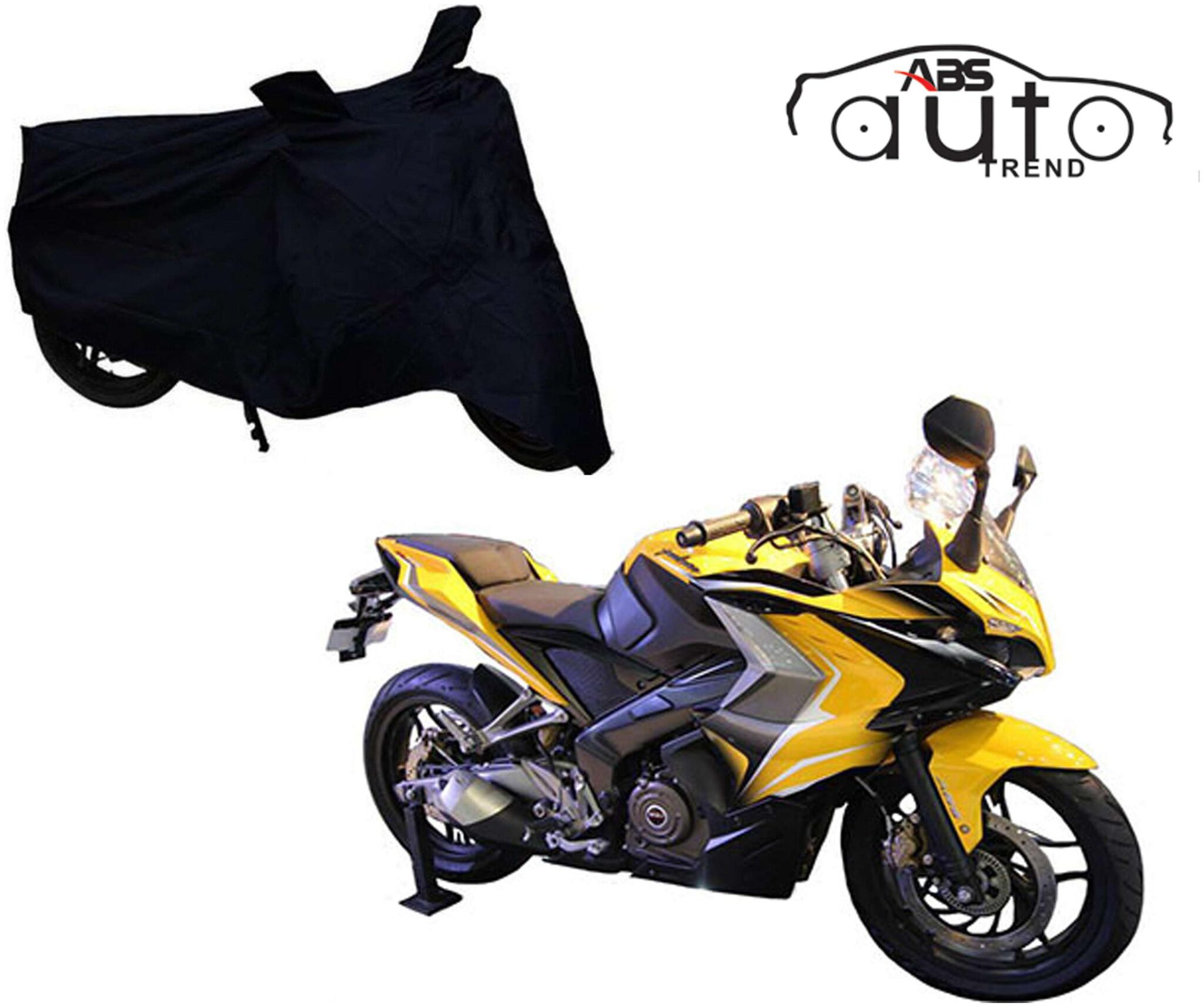 

ABS AUTO TREND Bike Body Cover For Bajaj Pulsar Ss 400 ( Black )