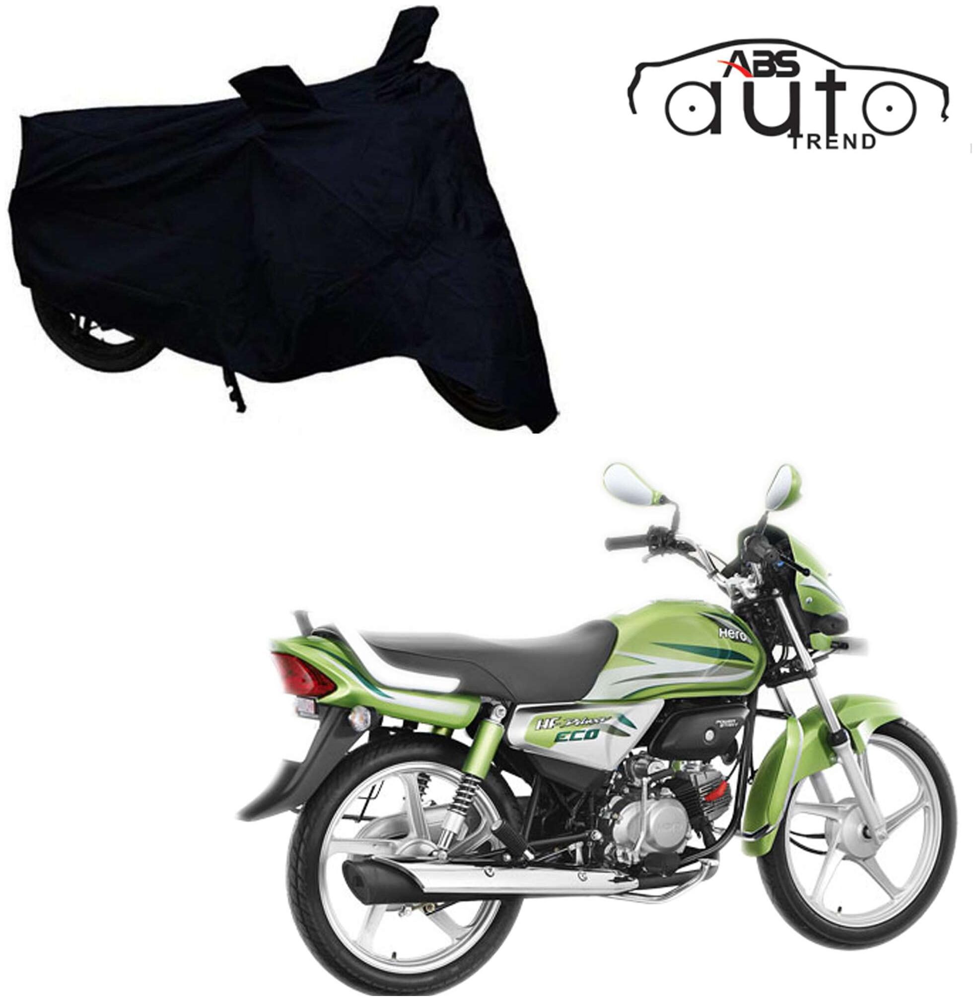 

ABS AUTO TREND Bike Body Cover For Hero Hf Deluxe Eco ( Black )
