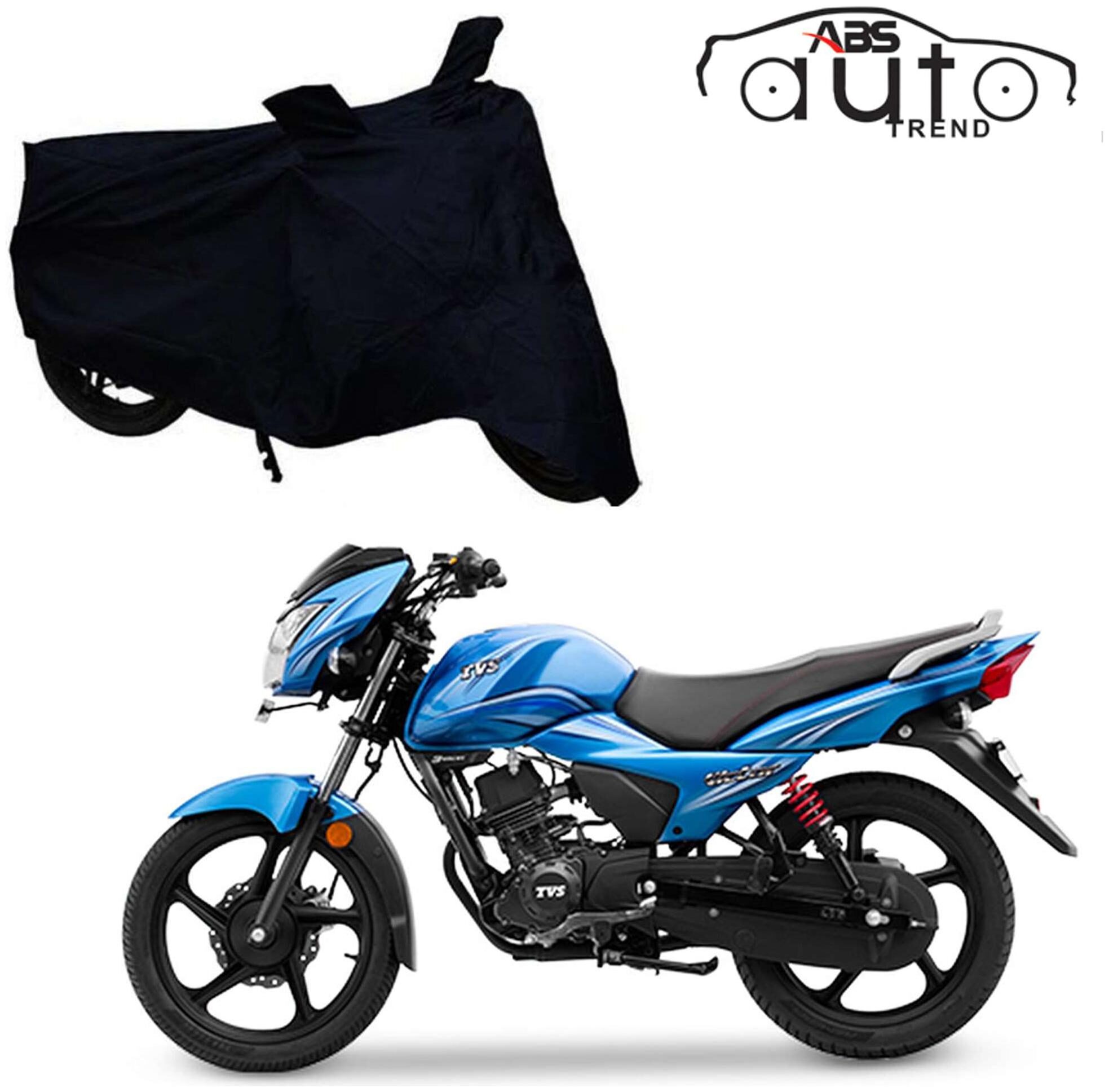 

ABS AUTO TREND Bike Body Cover For TVS Star City Plus ( Black )