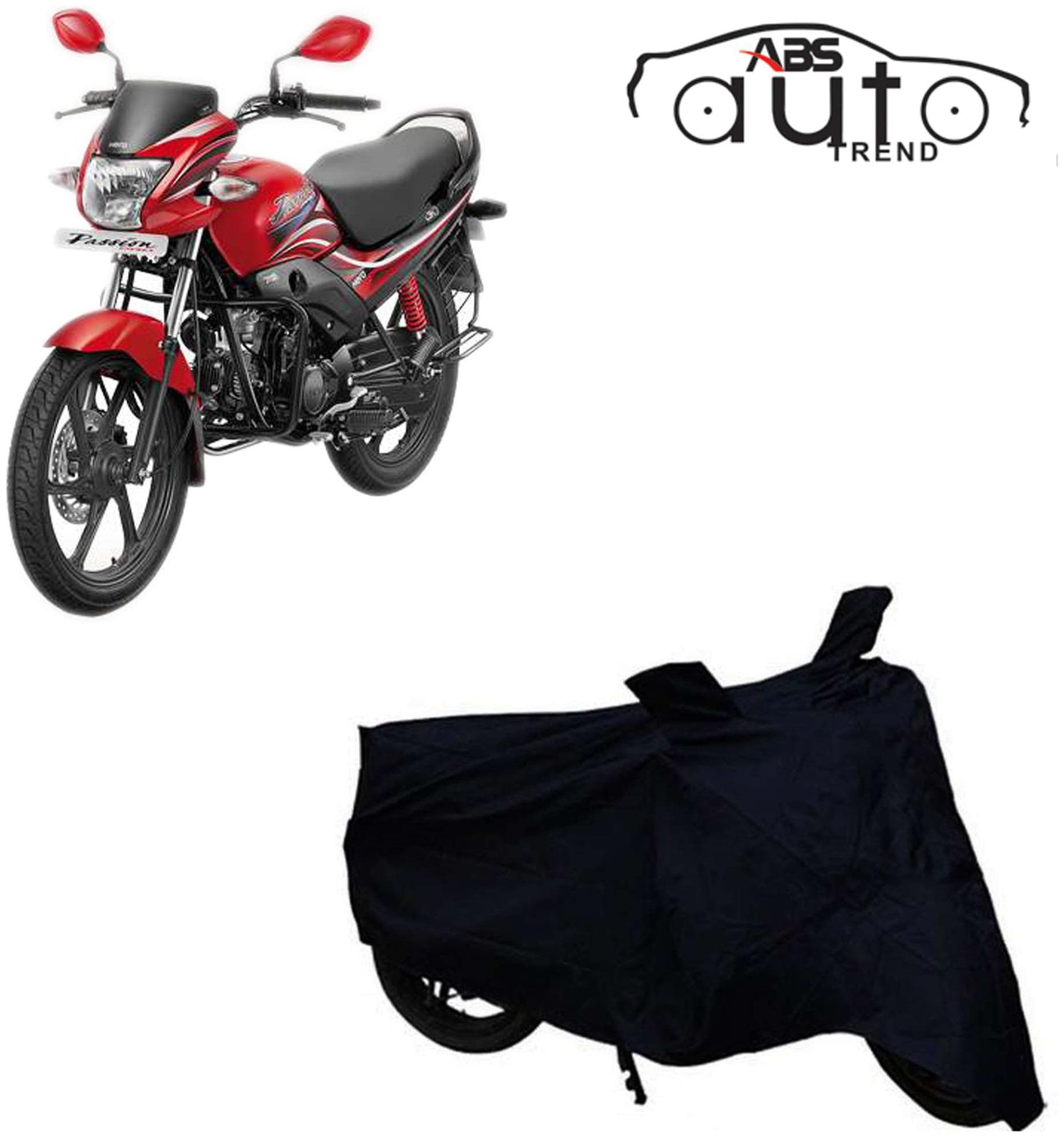 

ABS AUTO TREND Bike Body Cover For Hero Passion Pro ( Black )