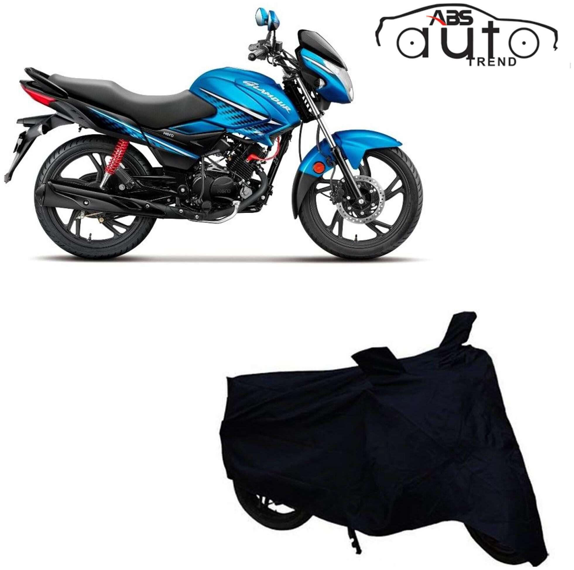 

ABS AUTO TREND Bike Body Cover For Hero Glamour ( Black )