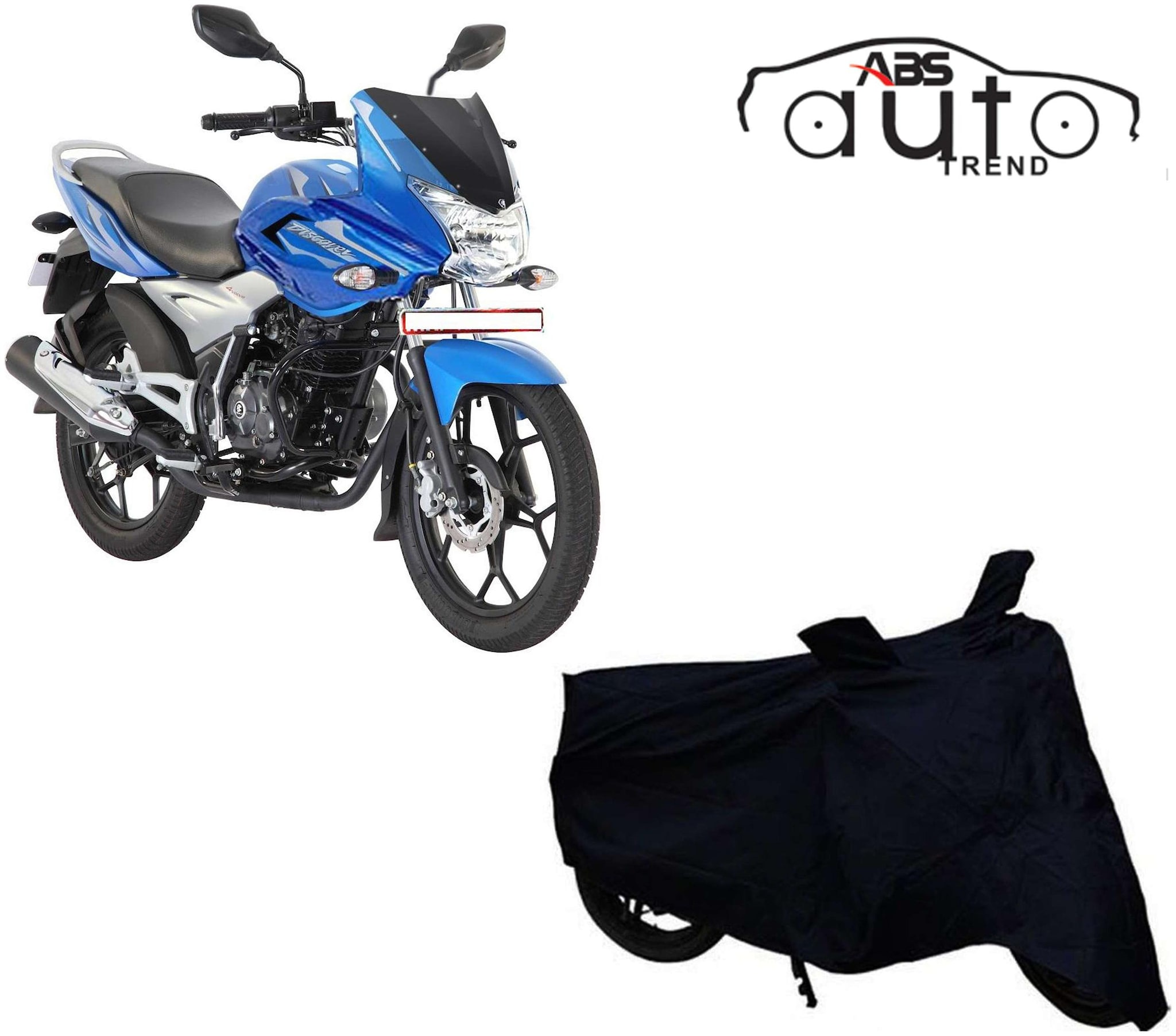

ABS AUTO TREND Bike Body Cover For Bajaj Discover 150F ( Black )