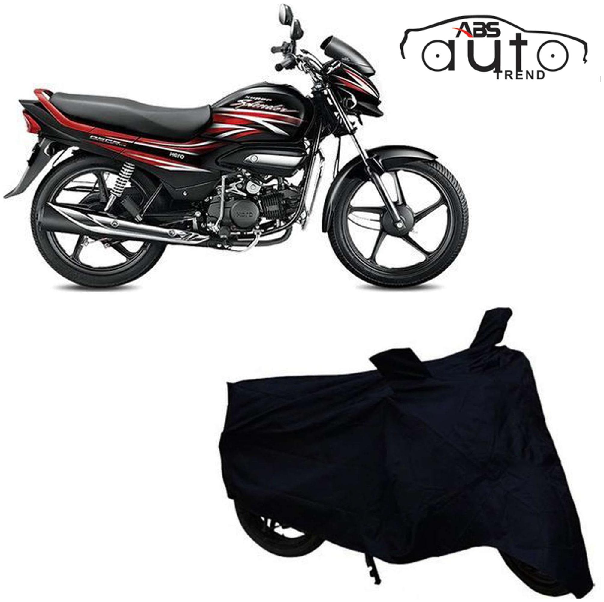 

ABS AUTO TREND Bike Body Cover For Hero Super Splendor ( Black )