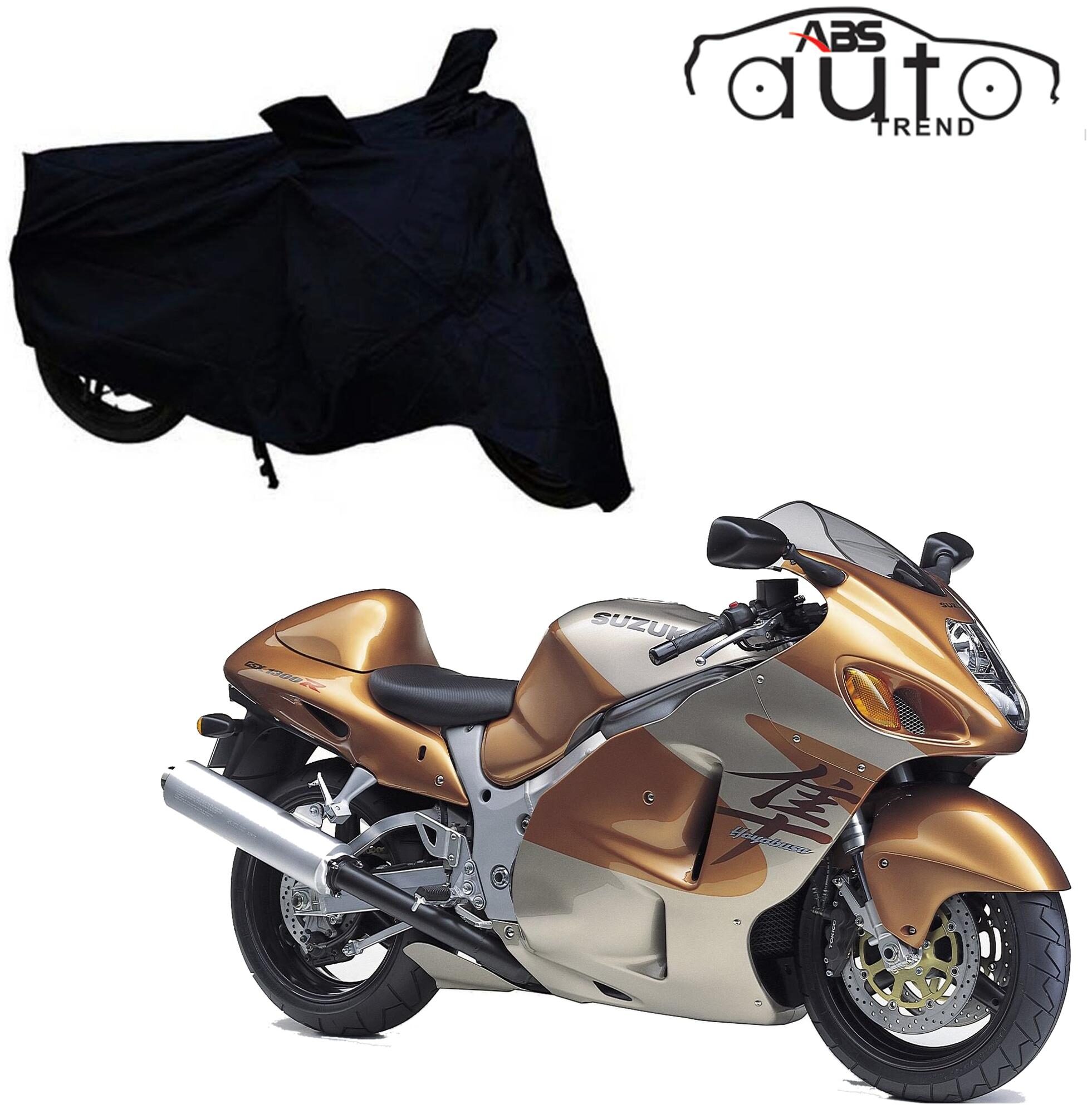 

ABS AUTO TREND Bike Body Cover For Suzuki Hayabusa ( Black )