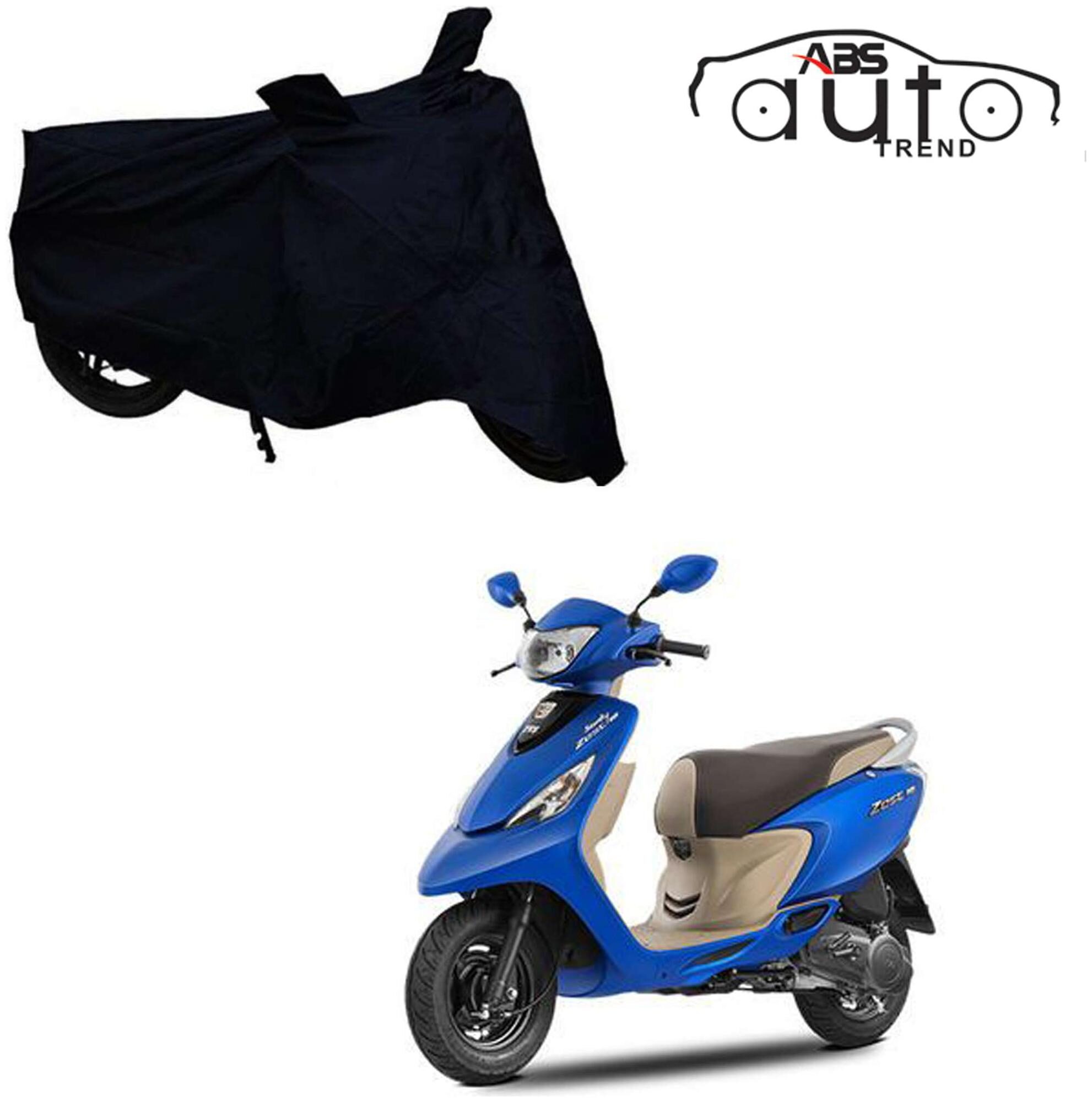 

ABS AUTO TREND Bike Body Cover For TVS Scooty Zest ( Black )