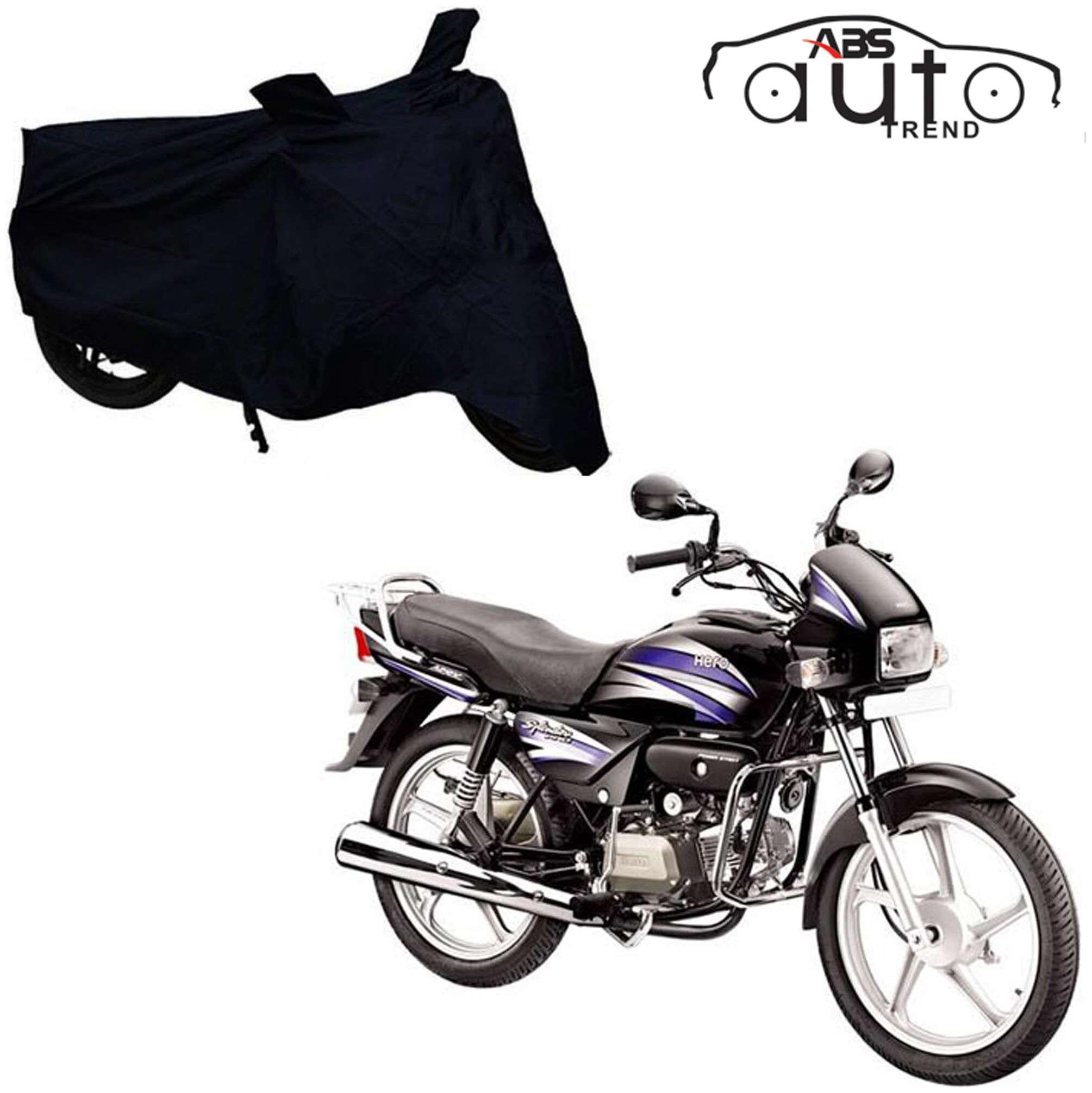 

ABS AUTO TREND Bike Body Cover For Hero Splendor Plus ( Black )