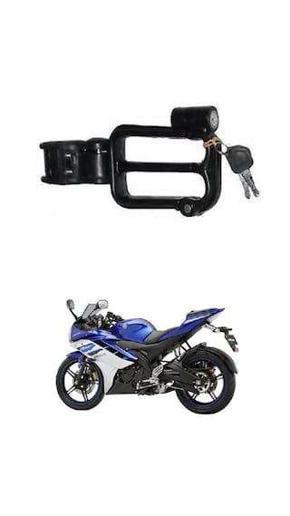 buy bike helmet security lock for yamaha yzf r15 v2 0 with 2 keys
