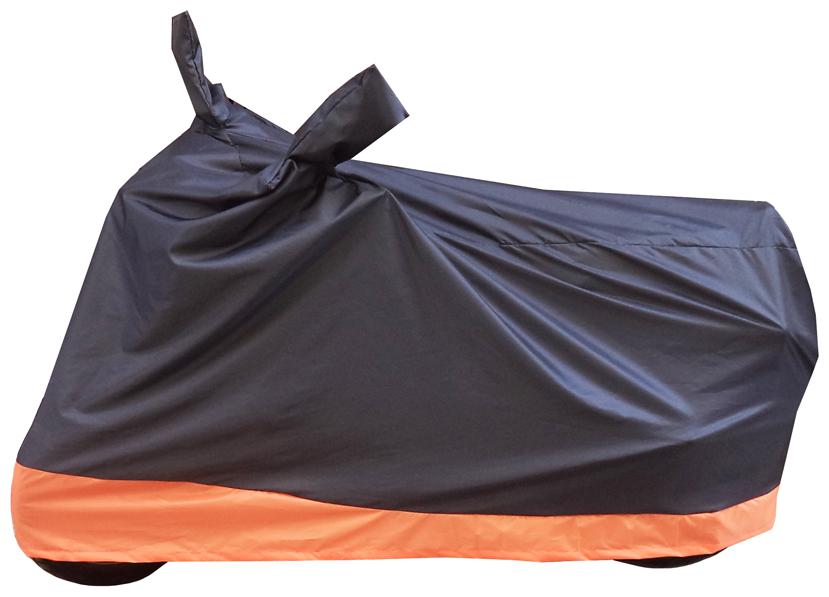 

Bikenwear Body Cover-(Black-Orange) for TVS Star City Plus