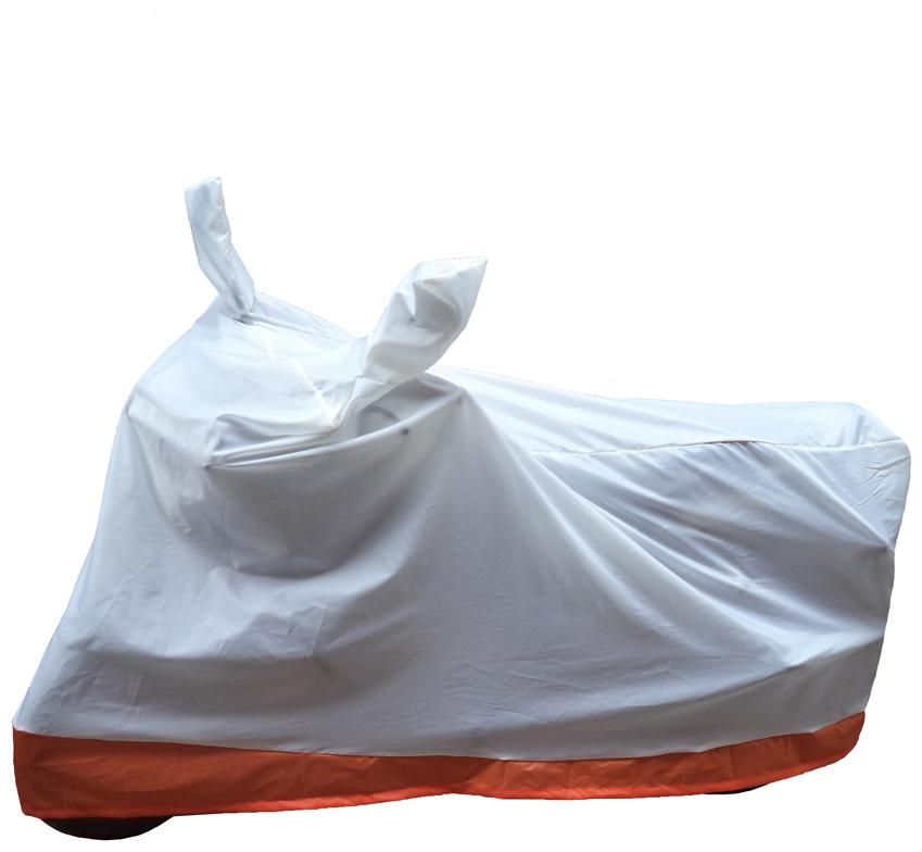 

Bikenwear Body Cover-(White-Orange) for Hero Hunk