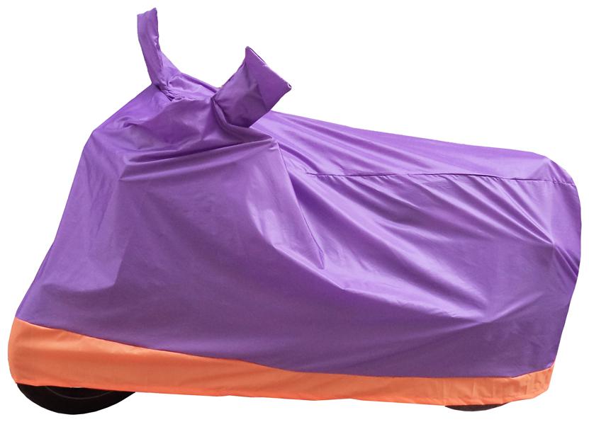 

Bikenwear Body Cover-(Purple-Orange) for Yamaha Fascino