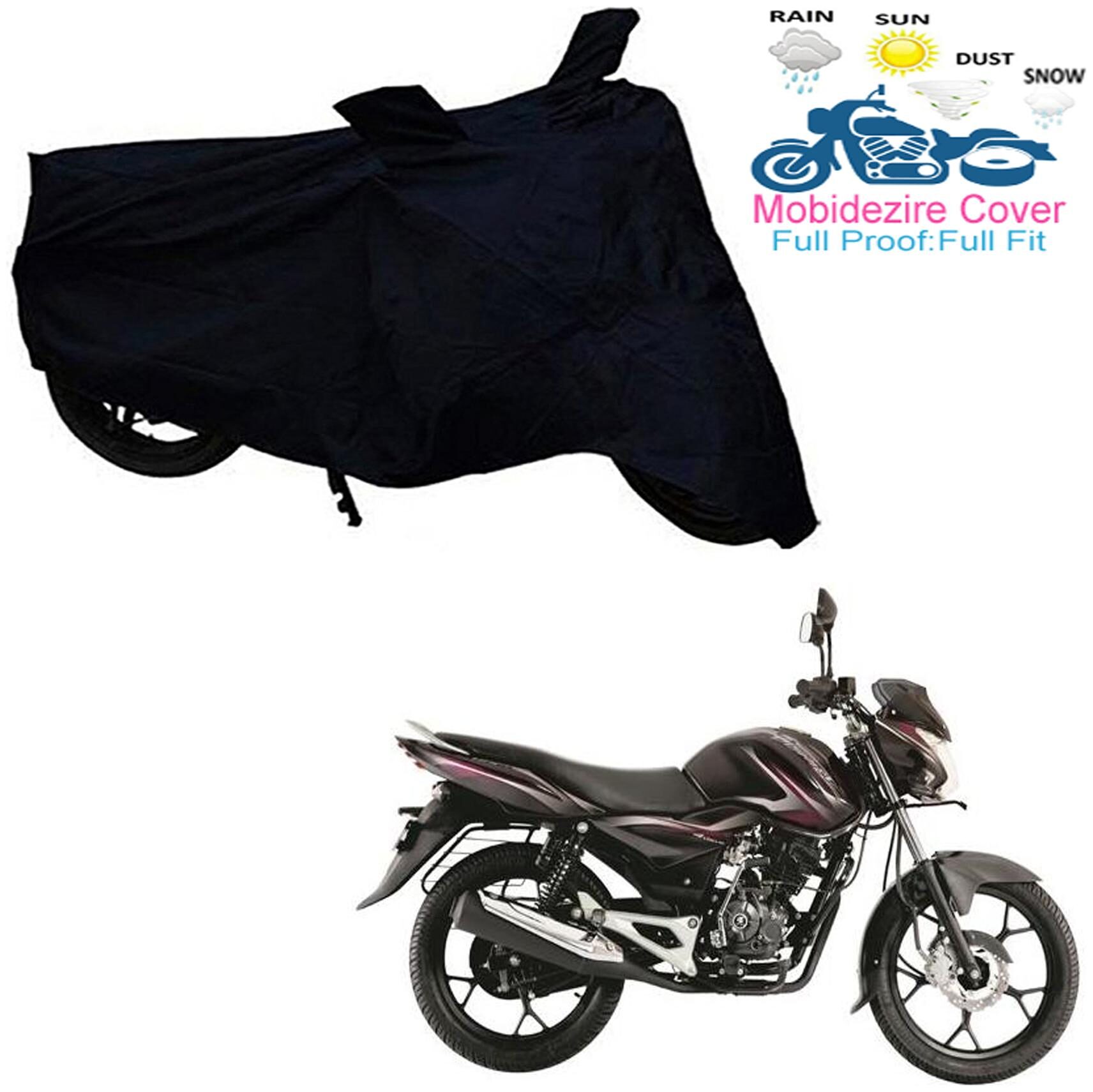 

BLACK BIKE BODY COVER Discover 125 (BAJAJ) MOBIDEZIRE