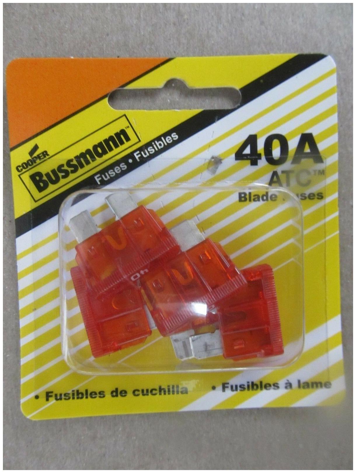

Buss Fuses ATC-40 Automotive 5 Pack NEW
