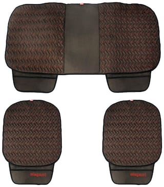 Buy Caper Cool Pad Car Seat Cushion Black And Red Set Of 3