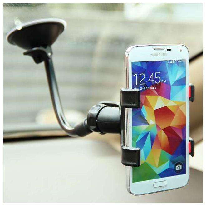 

Capnicks Universal Mobile Car Mount Holder Stand (Black)