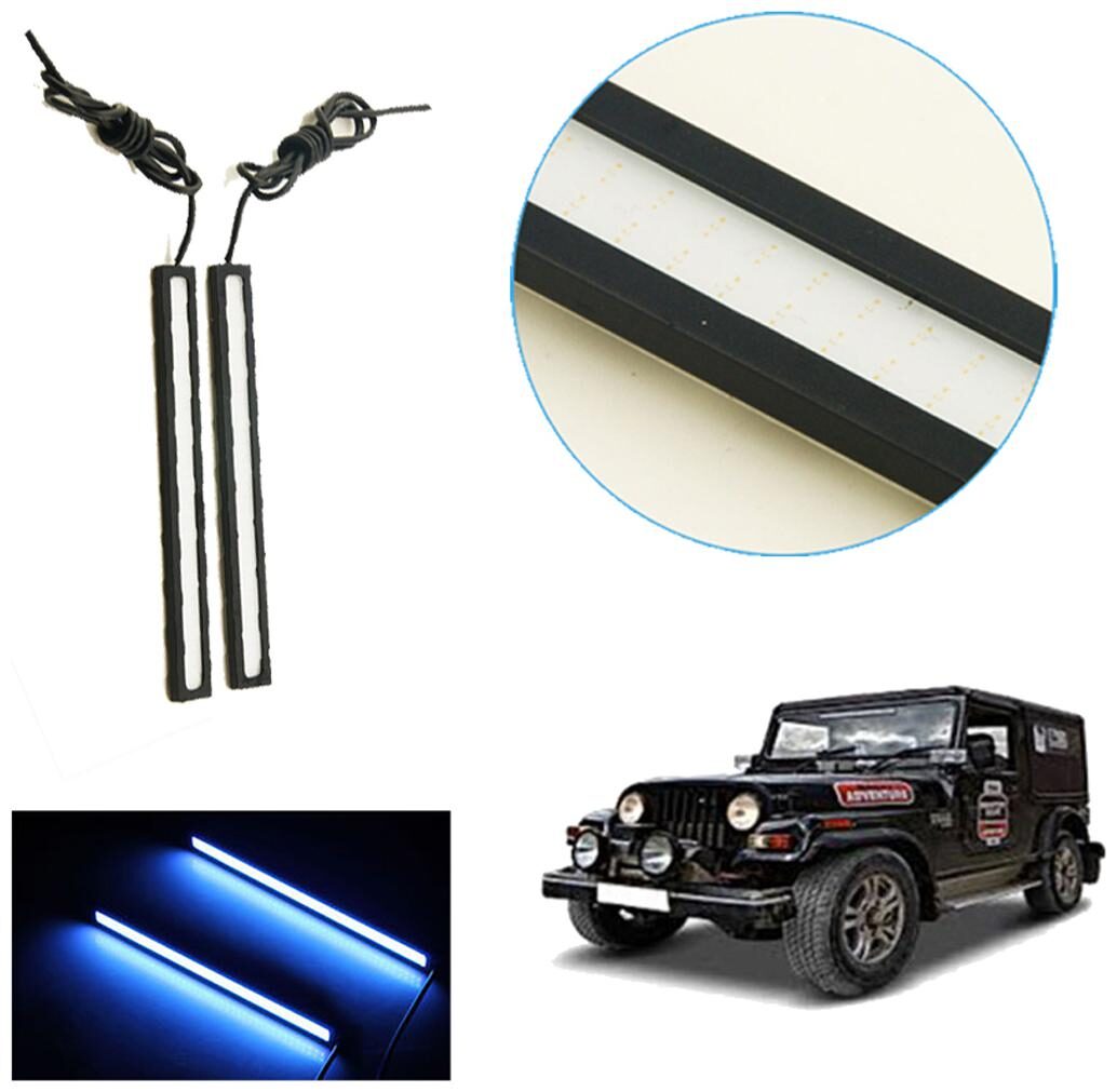 

Car Day Time Running Light Drl ( Blue Clour) For Mahindra Thar