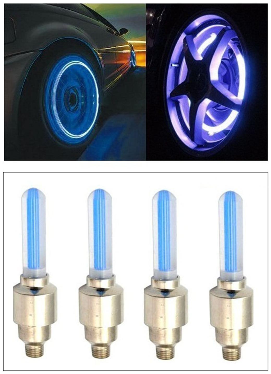 

Car Tyre LED Light with Motion Sensor - Blue Color ( Set of 4) Ford FordEcoSport