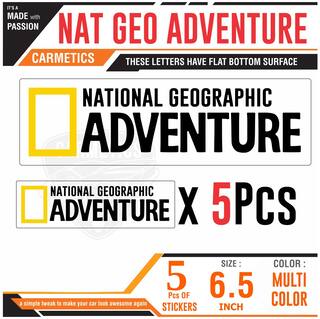 Buy Carmetics Nat Geo Adventure Car Bike Stickers Wild Life