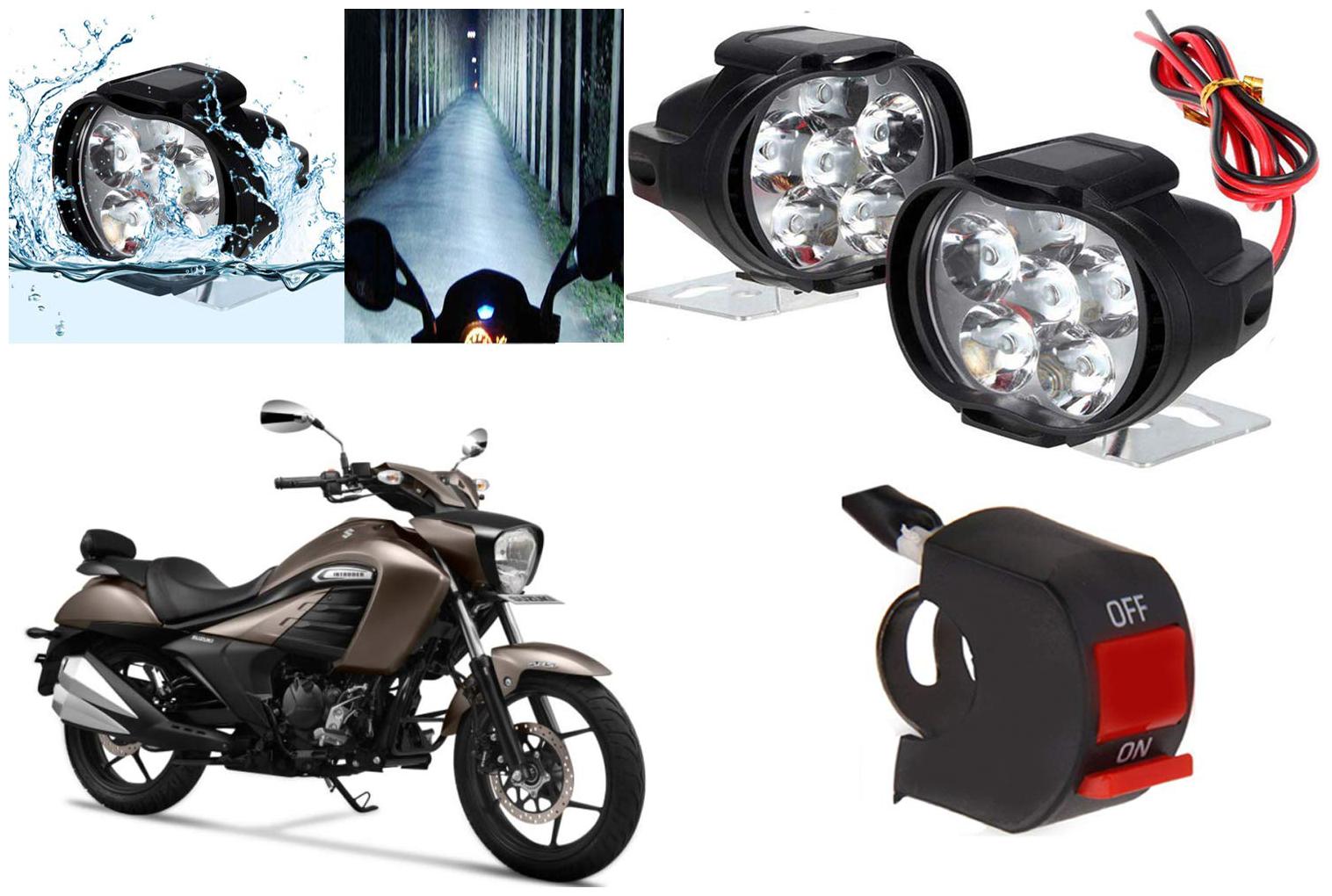 

Cartronics 6 LED Silone Fog Light with Switch For Suzuki Intruder 250