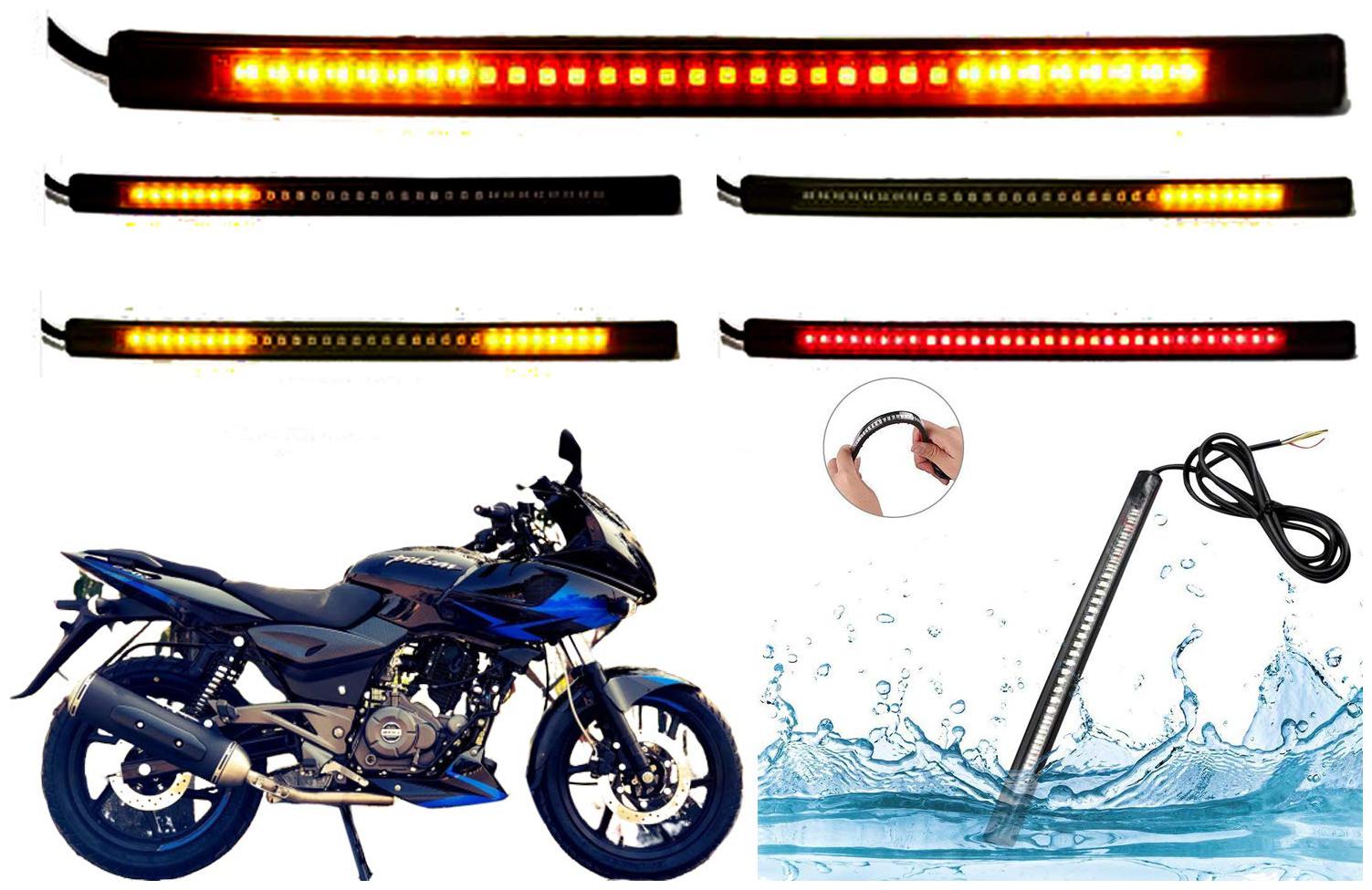 

Cartronics 8-INCH Flexible Signal And Brake Light For Bajaj Pulsar