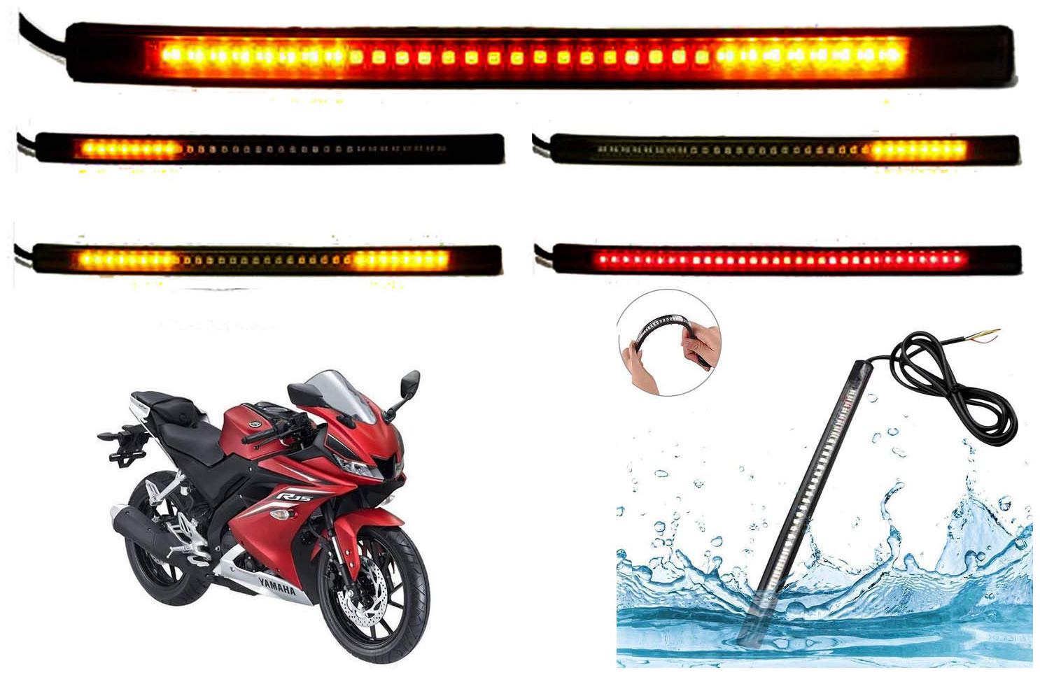 

Cartronics 8-INCH Flexible Signal And Brake Light For Yamaha YZF R15 V3