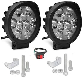 Buy Cartronics White 9 Led Bike Light Fog Light Set Of 2 Switch Free Online At Low Prices In India Paytmmall Com